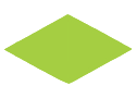 green rhombus