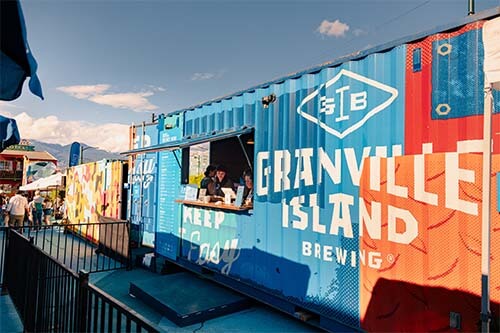 truck selling beer