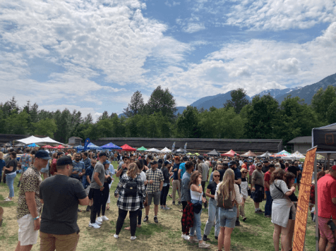 people in a granville festival