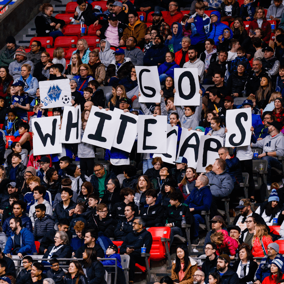 people on whitecap stadium