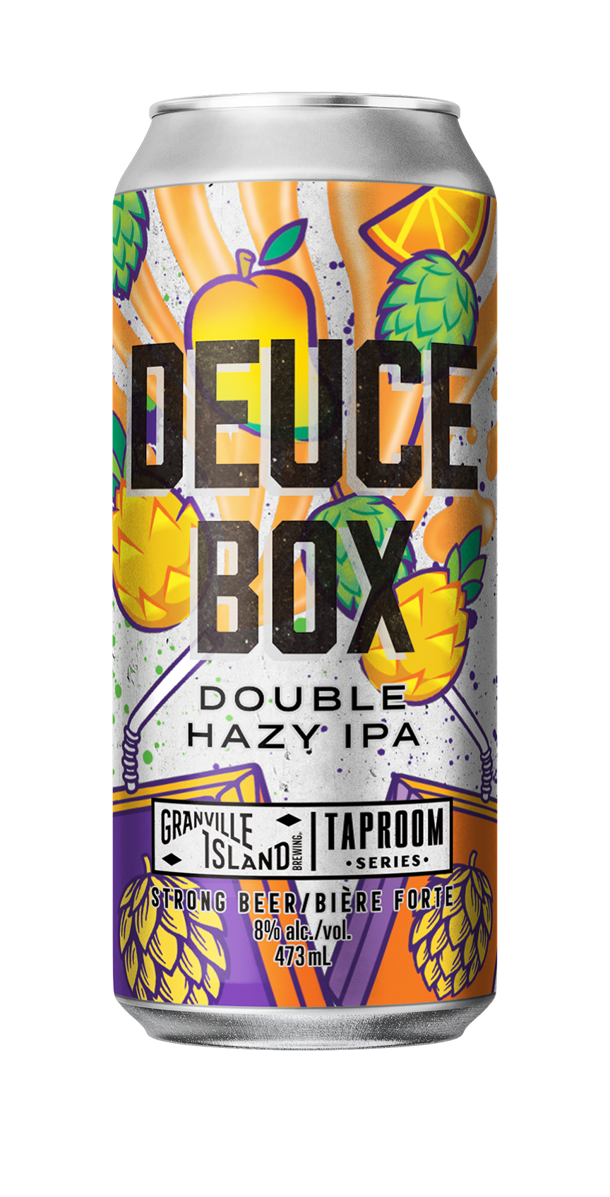Deucebox Double Hazy IPA can