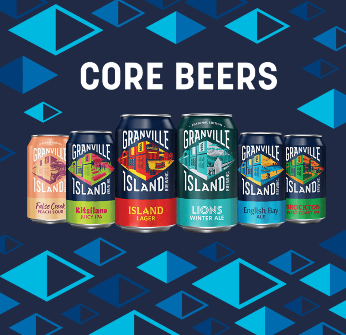 core beers cans